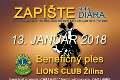 17. ročník benefičného reprezentačného plesu LIONS CLUB Žilina